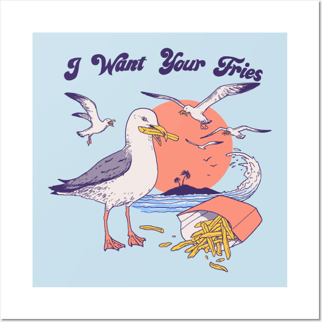 I Want Your Fries Wall Art by Hillary White Rabbit